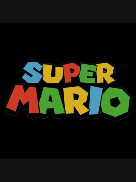 Takeposition Φούτερ Ζακέτα με Κουκούλα Super Mario σε Μαύρο χρώμα
