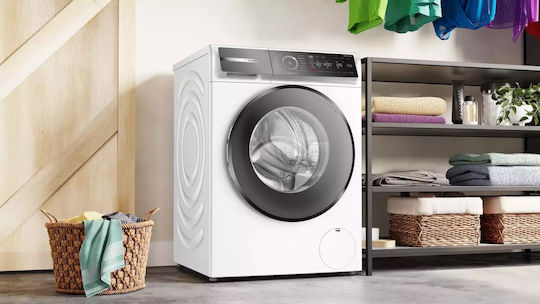 Bosch Πλυντήριο Ρούχων 9kg με Τεχνολογία Ατμού 1400 Στροφών Speed Perfect WGB24409GR