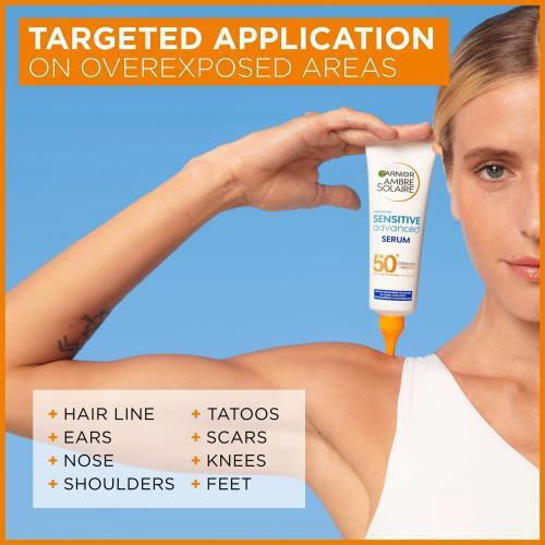 Garnier Sensitive Advanced Serum Αντηλιακό Serum Σώματος SPF50 125ml