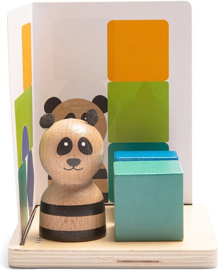 BS Toys Τουβλάκια Panda Ξύλινα για 6+ Ετών 7τμχ
