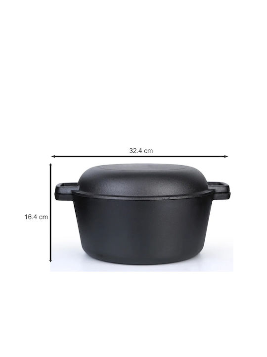 Hitense Sef De Americano Deep Pot made of Cast Iron 4.7lt / 26cm