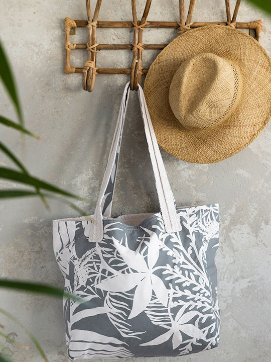 Nima Quiver Fabric Beach Bag Gray