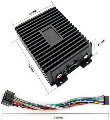 Kirosiwa Car Audio Amplifier 4 Channels