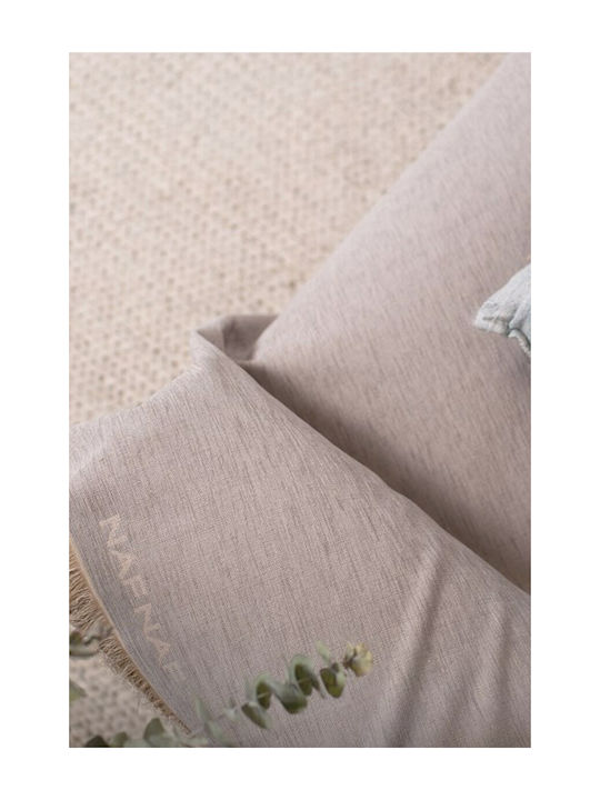 Naf Naf Four-Seater Sofa Throw Chenille 180x350cm Gray
