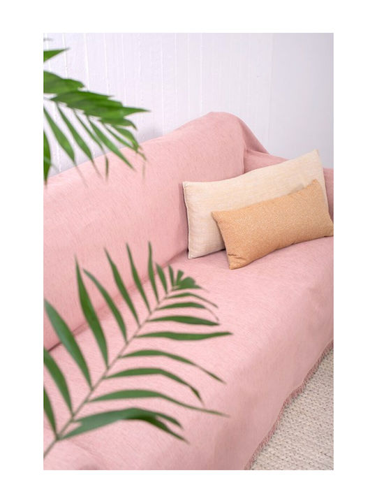 Naf Naf 358-21 Ριχτάρι Τετραθέσιου Καναπέ Chenille 180x350εκ. Powder