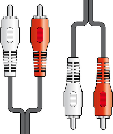AvLink Кабел 2x RCA мъжки - 2x RCA мъжки 1.2м 112.048UK
