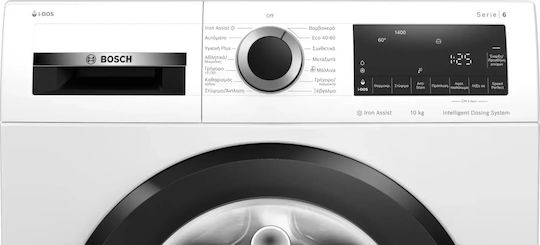 Bosch Πλυντήριο Ρούχων 10kg με Τεχνολογία Ατμού 1400 Στροφών Iron Assist WGG254FWGR