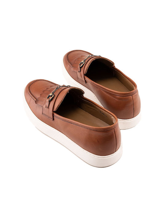 Moccasin Leather Infinity BLCK Brown