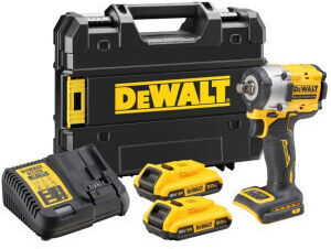 Dewalt Brushless Cheie de impact 18V 2x5Ah cu Priză 1/2"