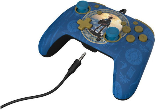 PDP Rematch Wired Gamepad for Switch Hyrule Blue