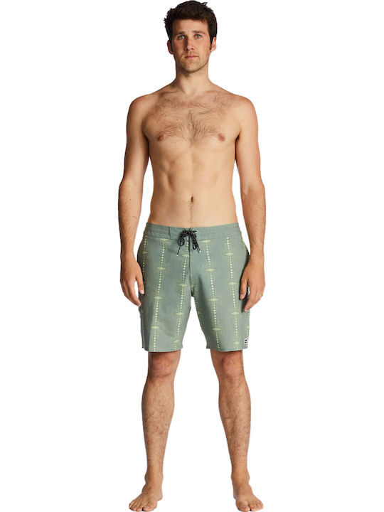 Sundays Costum De Baie Bărbați Bermude Verzi Cu Model