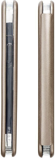 Forcell Elegance Книга Изкуствена кожа Златист (Redmi 10 5G)