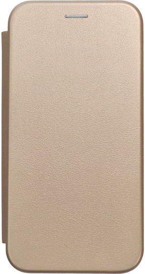 Forcell Elegance Книга Изкуствена кожа Златист (Redmi 10 5G)