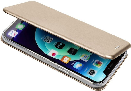 Forcell Elegance Книга Изкуствена кожа Златист (Redmi 10 5G)