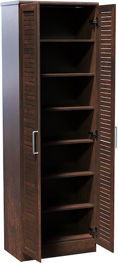 Suport pentru pantofi Sante cu 7 Rafturi Nuci L60xW37xH183cm