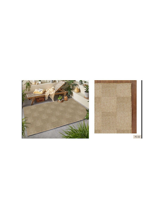 Plastona Rug Outdoor Rectangular Beige