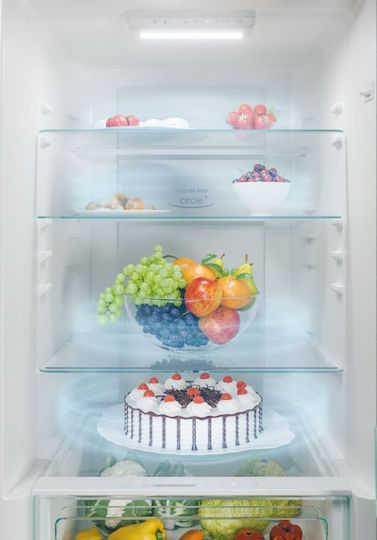 Candy Combină frigorifică 341lt Total NoFrost Î185xL59.5xA65.8cm. Alb CCE4T618EW