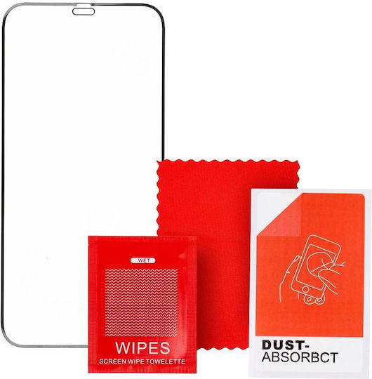 6D Pro Veason Full Face Tempered Glass Black (iPhone 14 Pro Max)