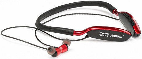 Andowl QY-K170 In-ear Bluetooth Handsfree Ακουστικά Κόκκινα