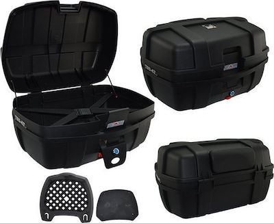 Maximus MX760 Motorcycle Top Case 50lt Black