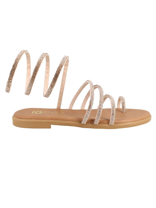 IQ Shoes Women's Flat Sandals Bronze 155.102-309 BRONZE