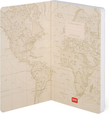 Legami Milano Travel Notebook Ruled with Elastic Beige