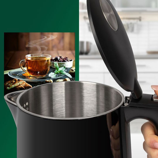 Profi Cook Βραστήρας 1.7lt 2200W Μαύρος