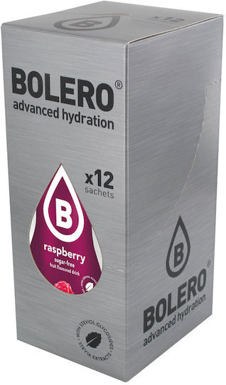Bolero Χυμός σε Σκόνη 1.5L σε Νερό Raspberry Χωρίς Ζάχαρη 9gr