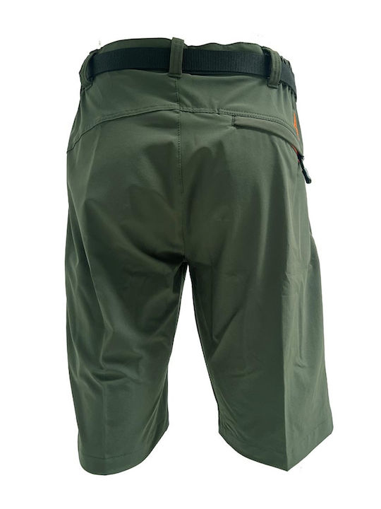 Apu Apo Ανδρικό Κοντό Παντελόνι Πεζοπορίας Khaki/Orange
