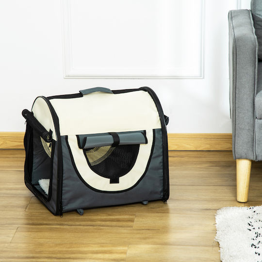 Pawhut Oxford Τσάντα Χειρός για Μεταφορά Σκύλου Γκρι Μ46xΠ36xΥ41εκ.