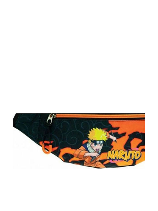 Gim Naruto Παιδικό Τσαντάκι Μέσης Μαύρο 33x11.5εκ.