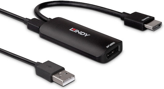 Lindy Converter HDMI male to DisplayPort female 1pcs (38327)