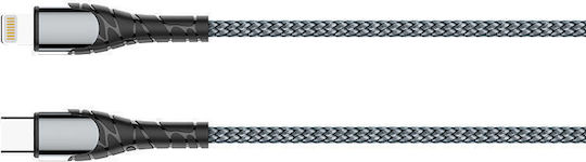 Ldnio LC111 Braided USB-C to Lightning Cable 30W Gray 1m (LD-LC111)