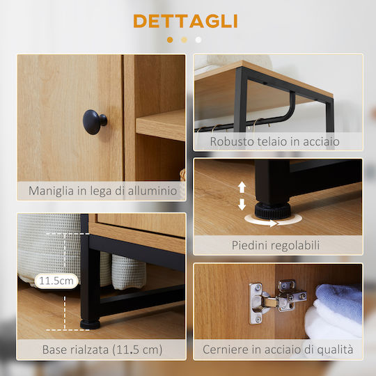 Mobilier de Intrare cu Cuier & Dulap pentru Pantofi 80x40x180cm