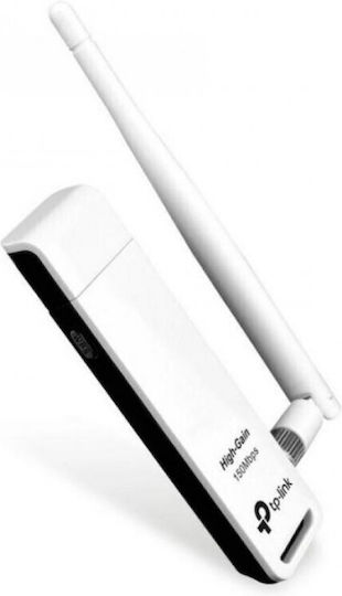 TP-LINK TL-WN722N Αντάπτορας Δικτύου USB με Ασύρματη Σύνδεση Wi-Fi 150Mbps και Αποσπώμενη Κεραία (v4)