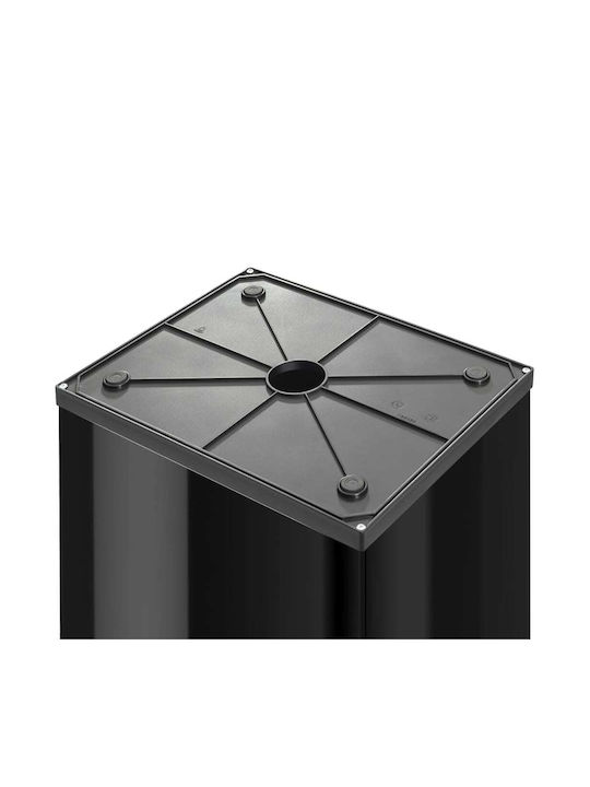 Hailo Coș de Gunoi Plastic Negru 52lt 1buc