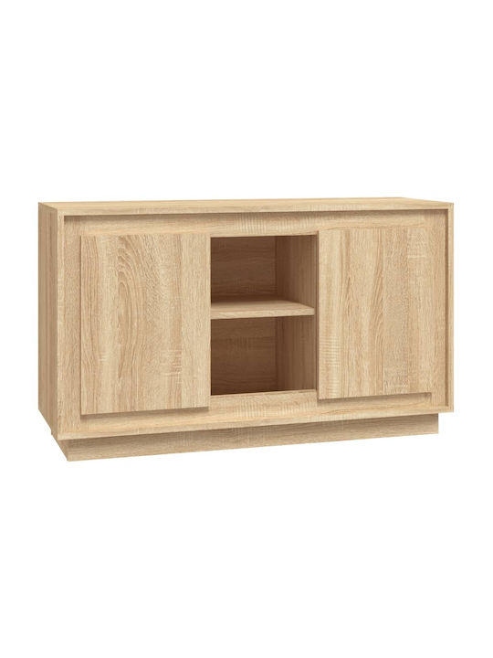 Sideboard Wooden Sonoma Oak 102x35x60cm