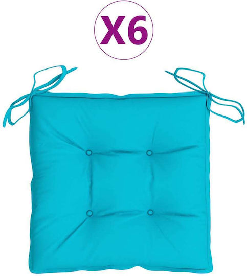 vidaXL Καρέκλας Κήπου 6τμχ 50x50εκ.