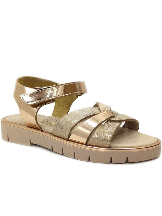 Ricco Mondo Kinder Sandalen Anatomisch Gold