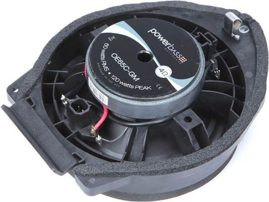 PowerBass Set Auto-Lautsprecher Autolautsprecher 6.5" mit 60W RMS (Tieftöner)
