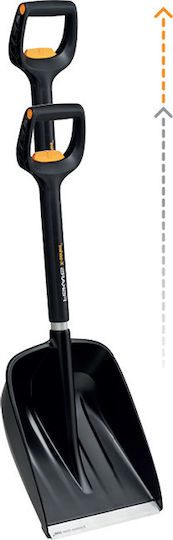Fiskars Snow Shovel Telescopic with Shaft 98.7cm and Plastic Handle