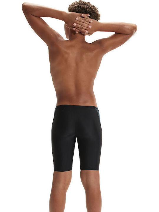 Speedo Hyper Boom Splice Jammer Kinder Badeanzug Jammer Schwarz