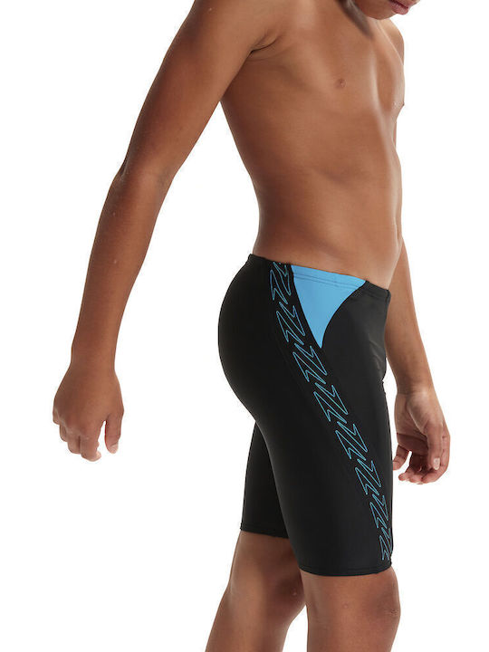 Speedo Hyper Boom Splice Jammer Kinder Badeanzug Jammer Schwarz