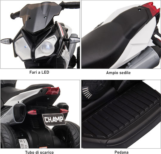 Kids Motorbike Inspired Electric Black