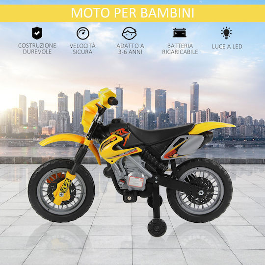 Motocicletă pentru copii Inspirat Electrică Galben
