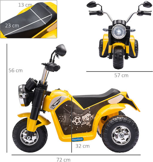 Kids Motorbike Licensed Electric Yellow