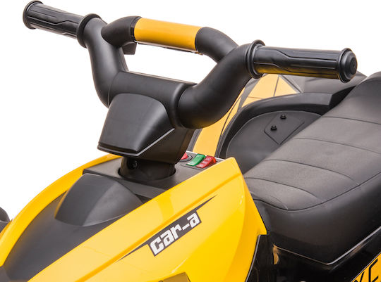 Kids Scooter Inspired Quad Electric 12 Volt Yellow