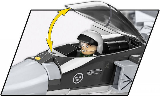 Cobi Конструктори Saab JAS 39 Gripen E за 7+ Години 480 Бройки