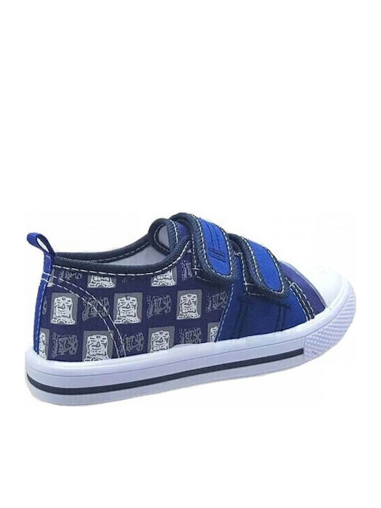 Παιδικά Sneakers με Σκρατς Μπλε
