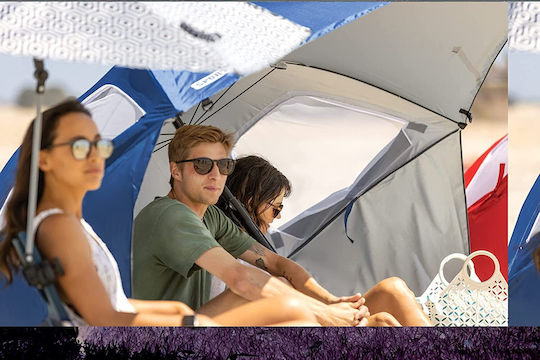 Sport Brella Sport-Brella Premiere Ομπρέλα Θαλάσσης Διαμέτρου 2.43m Μπλε